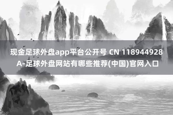 现金足球外盘app平台公开号 CN 118944928 A-足球外盘网站有哪些推荐(中国)官网入口
