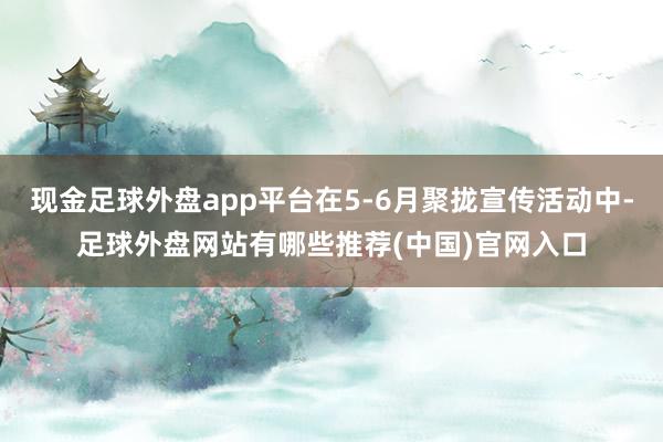 现金足球外盘app平台在5-6月聚拢宣传活动中-足球外盘网站有哪些推荐(中国)官网入口